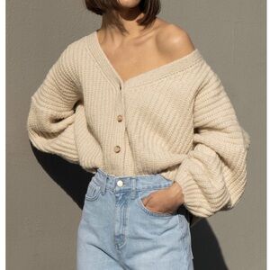 Cropped Cardigan | Oak + Fort